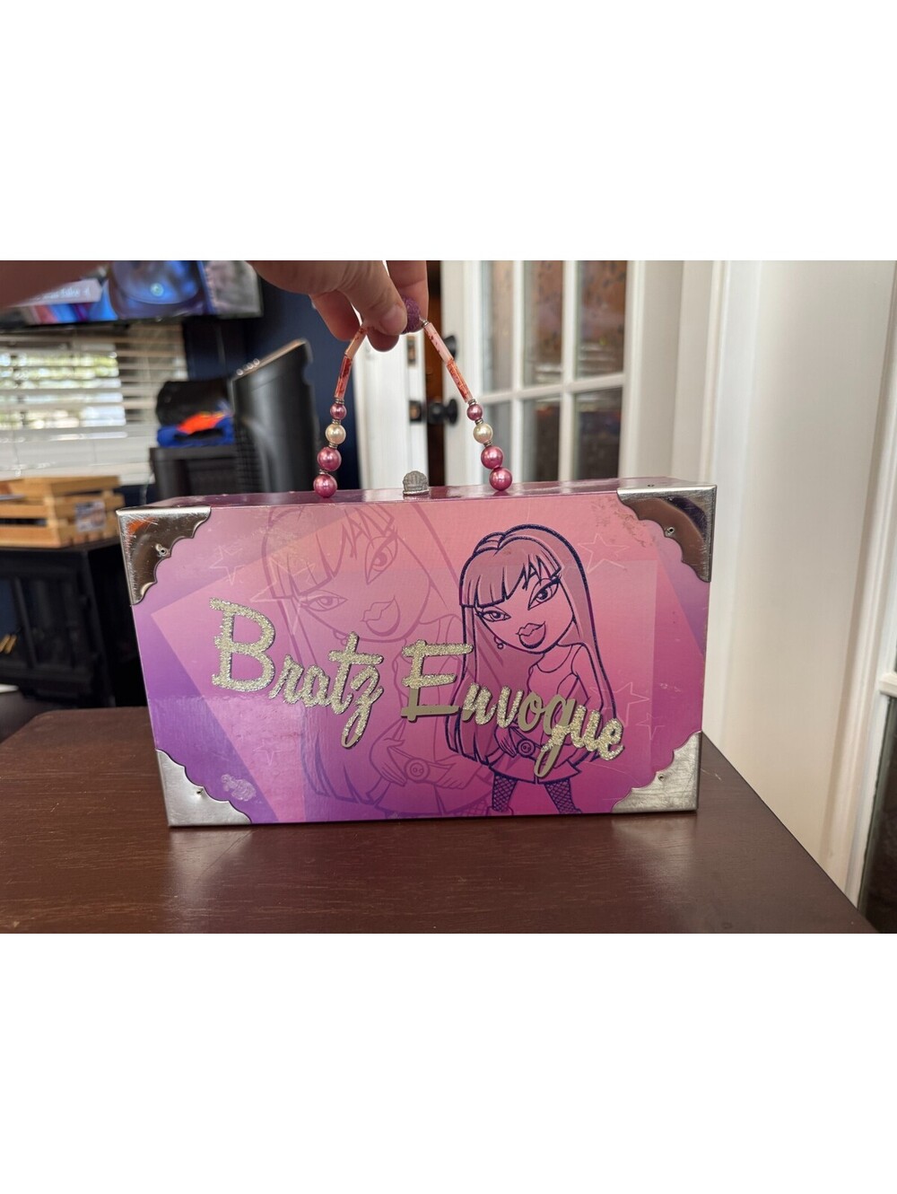Vintage Bratz Envogue Doll Carrier Case / Retro Fashion Brat Doll Storage Bag